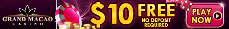 Grand Macao casino 10$ bono sin depósito. Gm_10f10