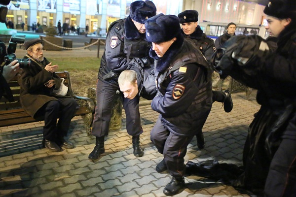 Новогодний прием московской полиции на Триумфальной 7255010