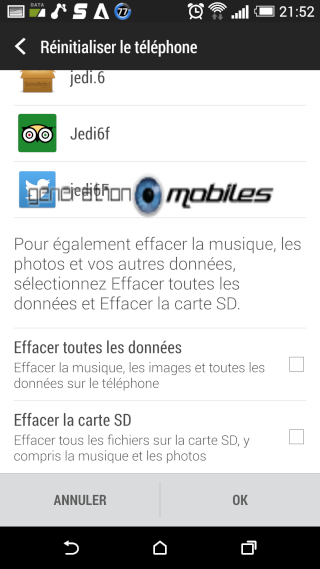 [TUTO] Faire une soft reset ou un hard reset sur le HTC One M8 Screen25