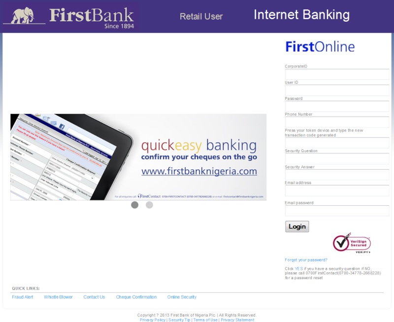  First Bank Oline <Firstbank@online.com>  Firsto10