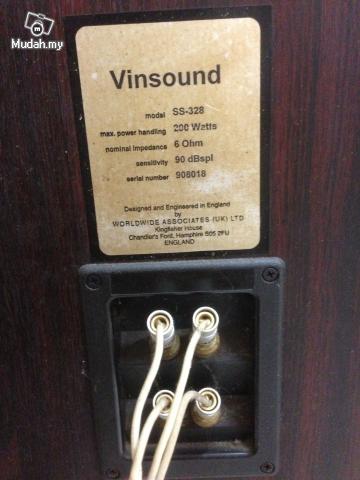 Vinsound 2 way floorstand speaker England Design)SOLD 02222210