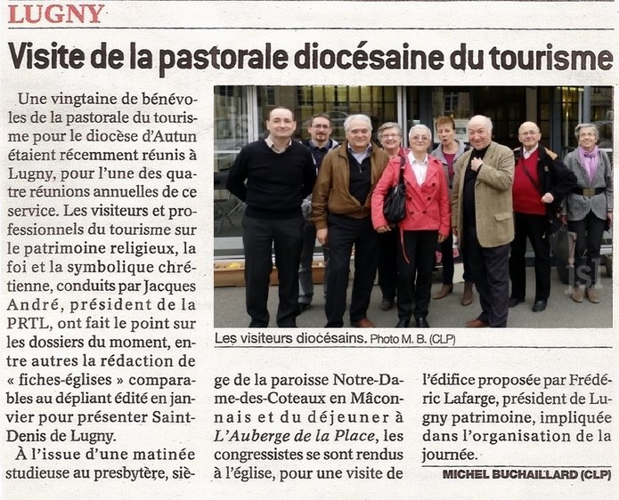 LUGNY Église Saint-Denis, visite de la Pastorale du Tourisme Lugny_22