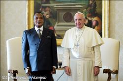 Vatican : le Pape reçoit le président congolais, Denis Sassou-Nguesso 1_0_7527