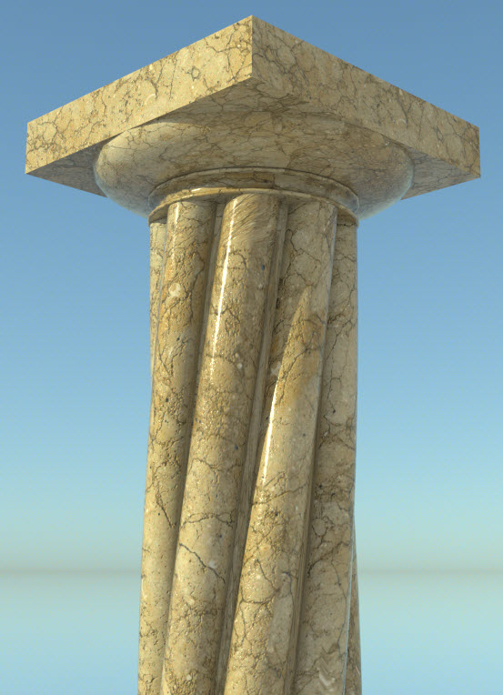 Composant dynamique : colonne a cannelures 27-01-15