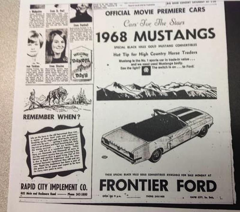 Special édition Dakota Days Gold Mustang 1968 1968_011