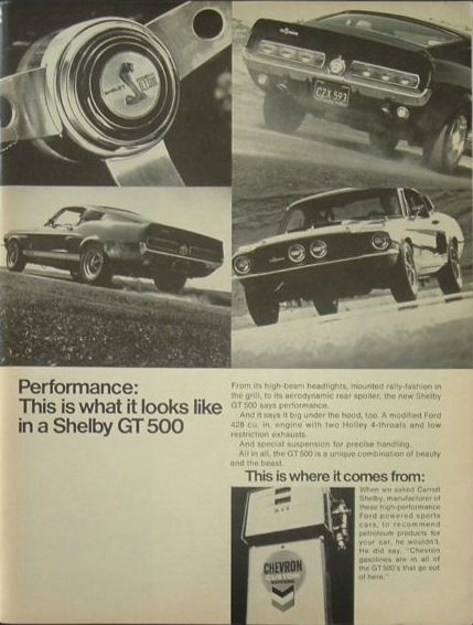 Publicitées avec des Shelby GT500 1967 Shelby23