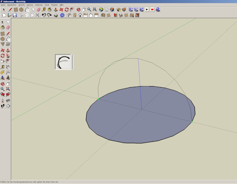 Sketchup und Pepakura - Ein paar grundsätzliche Dinge Kuppel12