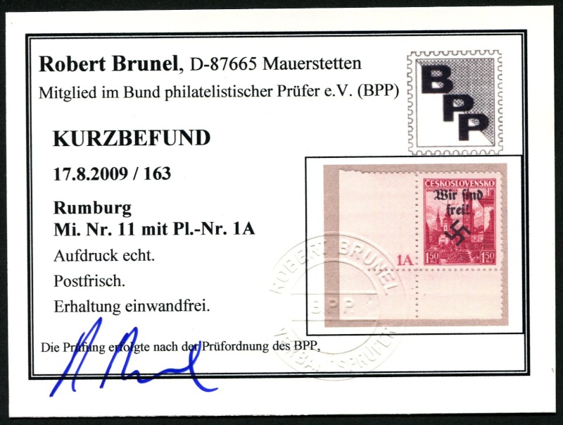 Aufdruck - Sudetenland - Ausgaben für Rumburg - Seite 2 11_eck11