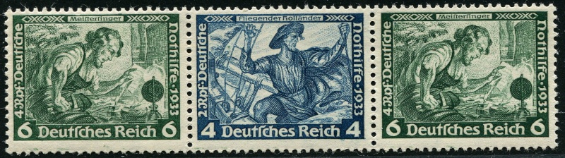 Deutsches Reich Zusammendrucke und Markenheftchen Deutsc22