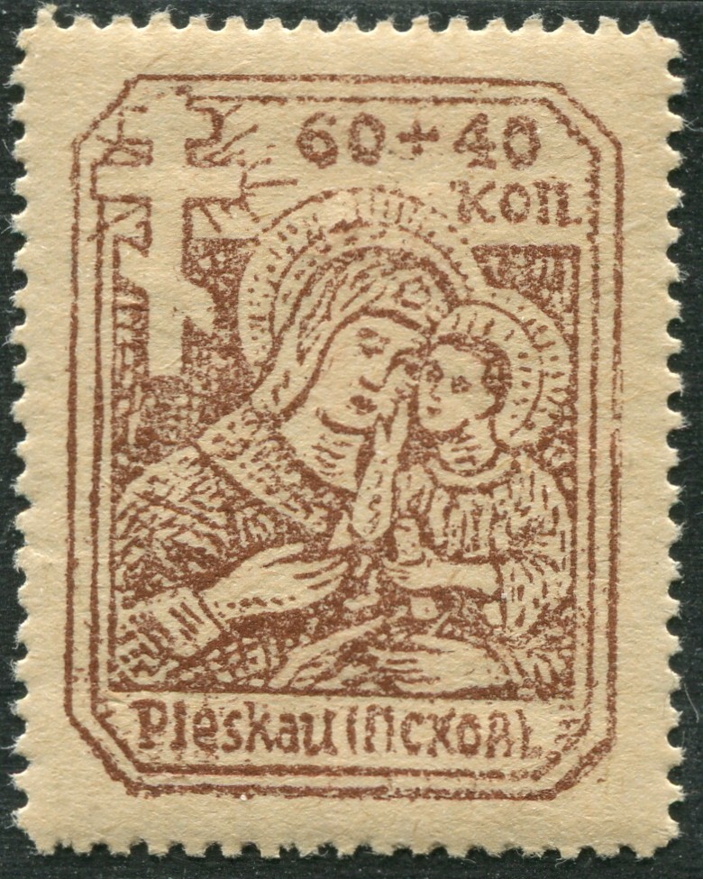Deutsche Besetzungsausgaben im II. Weltkrieg für Russland Pleska13