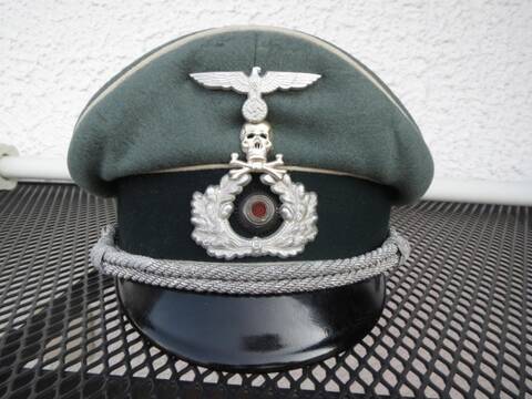 casquette du 17eme d'infanterie, double marques Erel