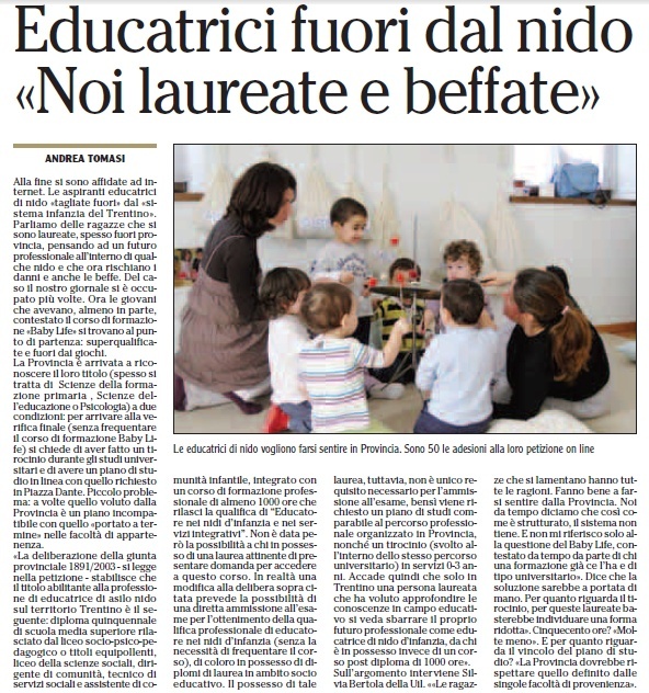 ARTICOLI E NEWS SUL BABY LIFE Cattur10