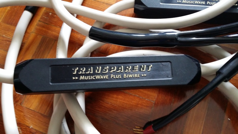 Transparent music wave plus Biwire speaker cable 12ft.  20140311