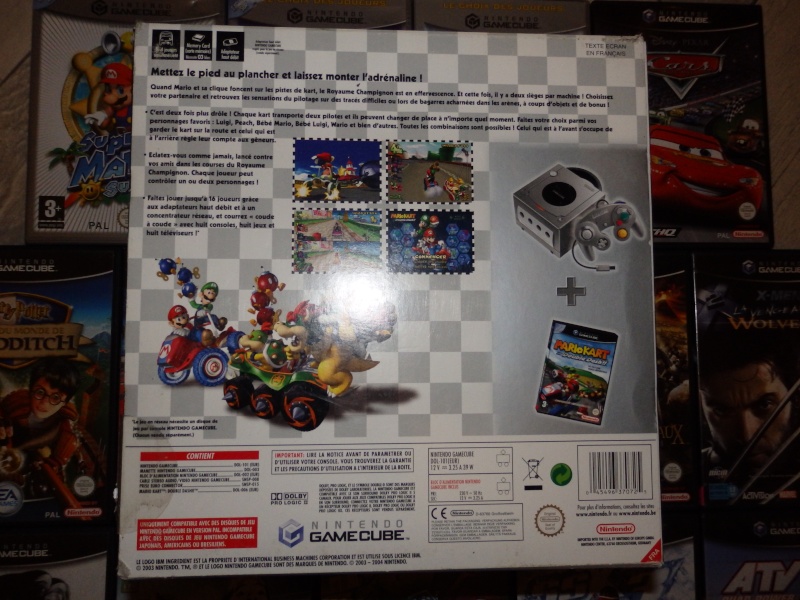 Estimation en lot, Gamecube pack Mario Kart + 14 jeux P3310013