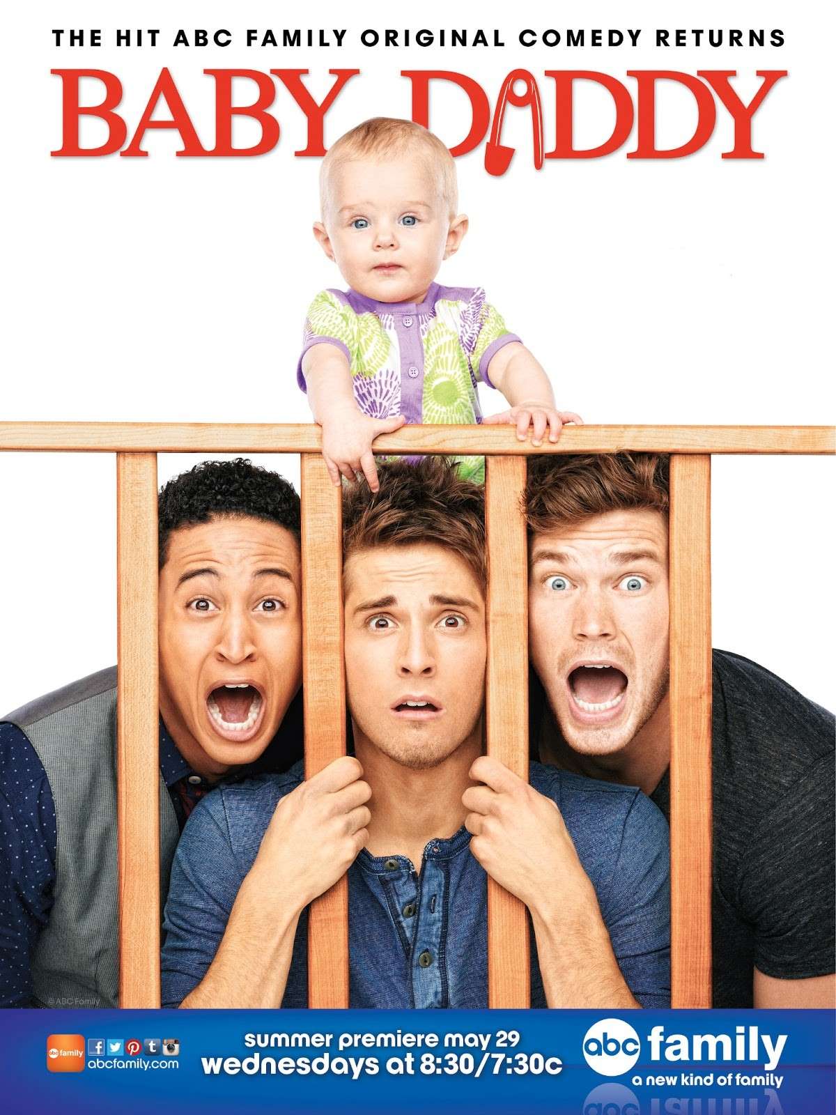 الموسم الثاني من مسلسل  Baby Daddy season 2  كامل ومترجم وبنسخة DVD RIB وعلي سيرفر اسرع من الميديا فاير Baby_d12