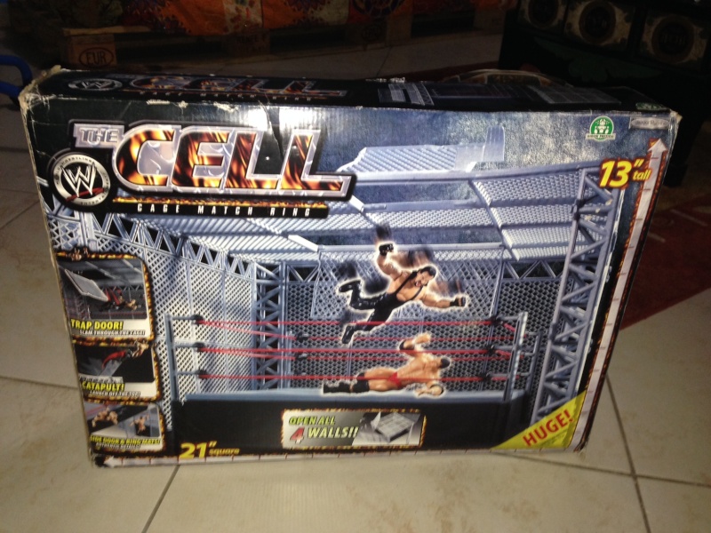 THE CELL - Playset GABBIA + RING Wrestlers WWE JAKKS PACIFIC Gabbia13
