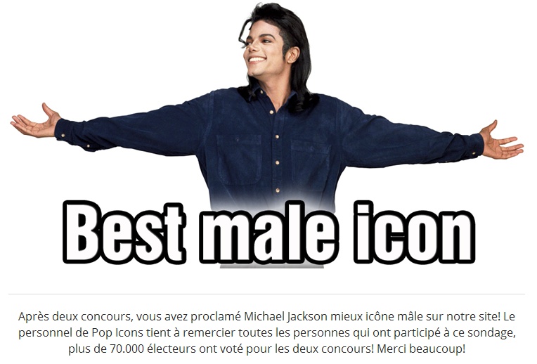 Vote the best male icon !  Votez Michael ! Michae20