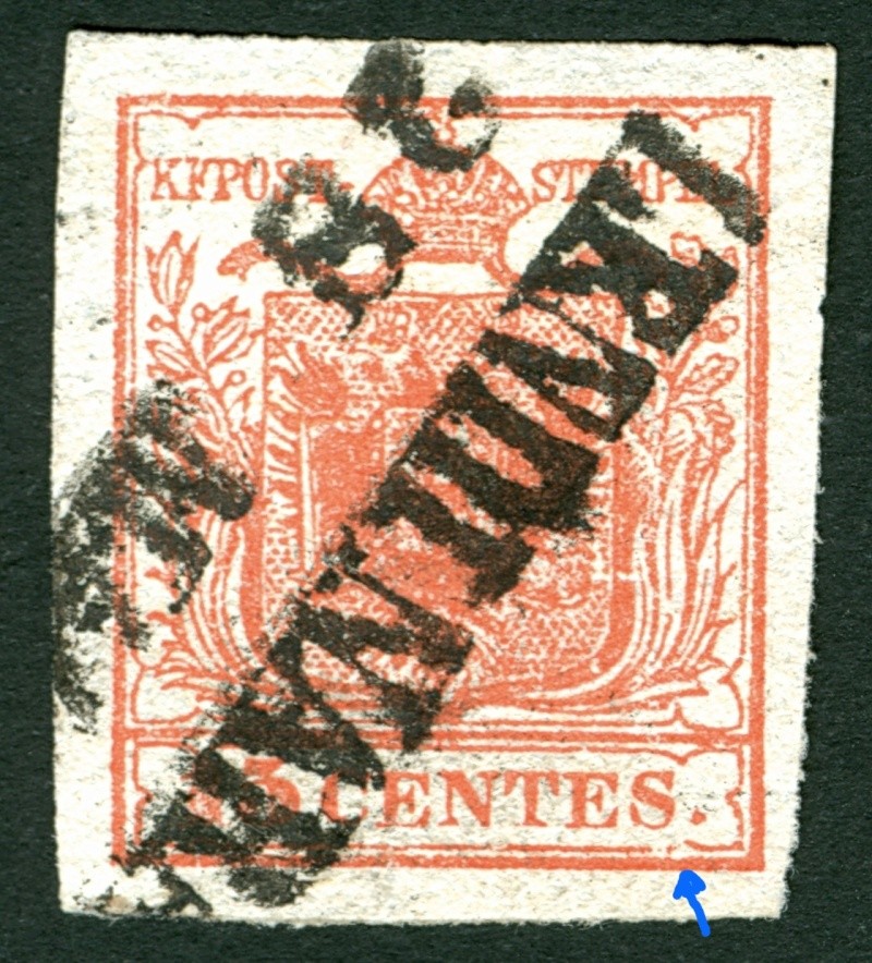 Briefmarken - Lombardei - Venetien 1850 - 1858 15_cen11