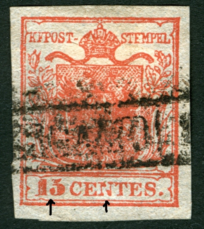 ausgabe - Lombardei - Venetien 1850 - 1858 - Seite 2 15_cen13