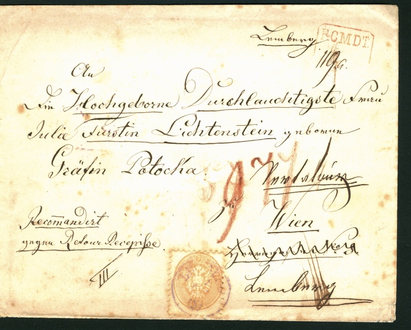 Die Freimarkenausgabe 1863/1864 15_kr_14