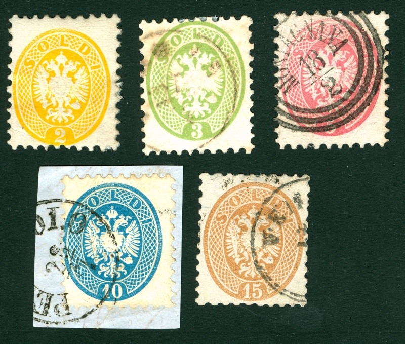 Venetien - Lombardei-Venetien, Ausgaben 1863 und 1864 2-15_s10