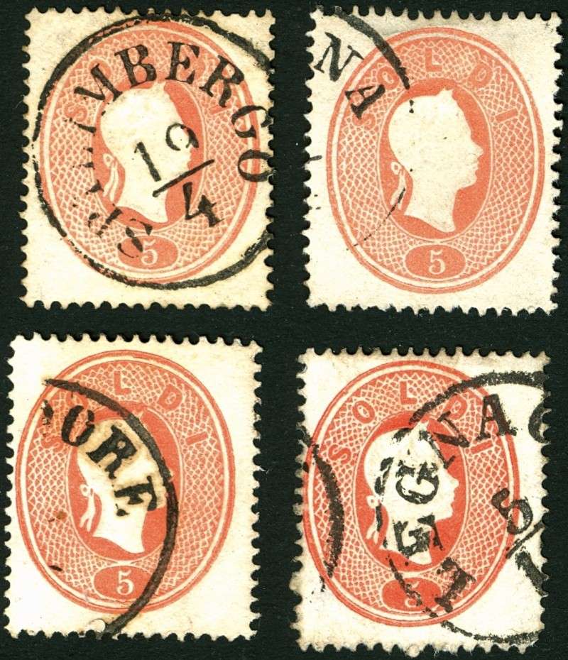 Lombardei-Venetien, Ausgabe 1861/62 5_sold20