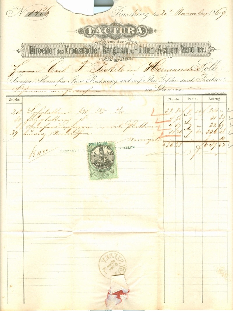 Osterreich - Freimarken-Ausgabe 1867 : Kopfbildnis Kaiser Franz Joseph I - Seite 3 Brief_12