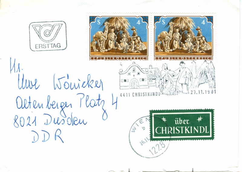 post - Christkindl Stempel Christ18