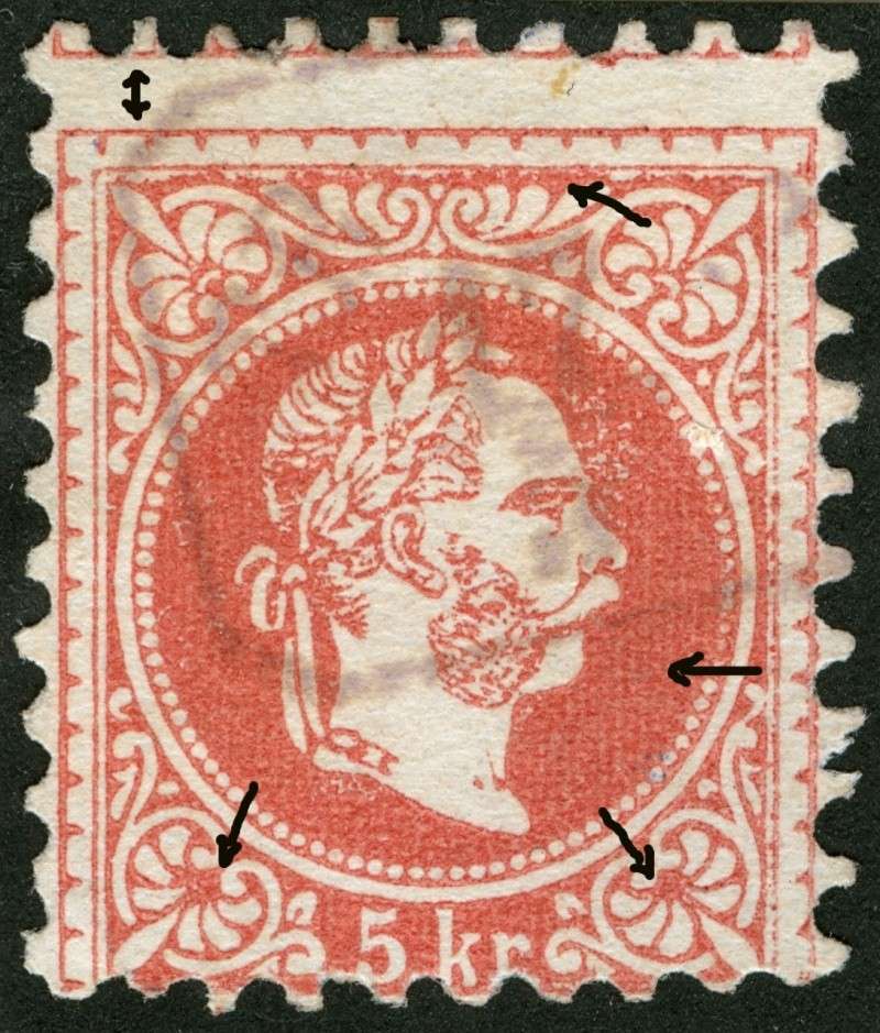 nach - Freimarken-Ausgabe 1867 : Kopfbildnis Kaiser Franz Joseph I - Seite 4 Ti_pf510