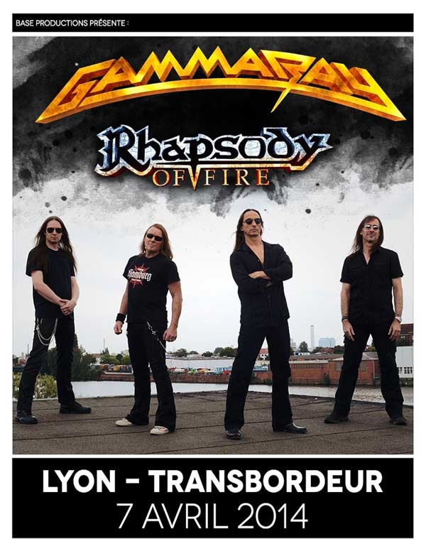 Gamma Ray /Rhapsody of Fire/Elvenking, Transbordeur, Lyon le 07 avril 2014 Gamma-11