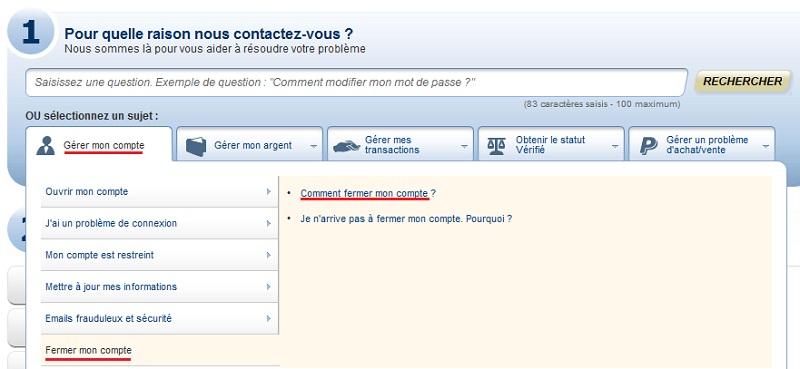 Je souhaite fermer mon compte Paypal ! Comment faire ? Ppclos10