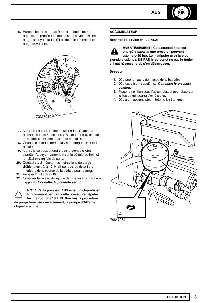 TUTORIAL : réfection étriers de freins Purge210