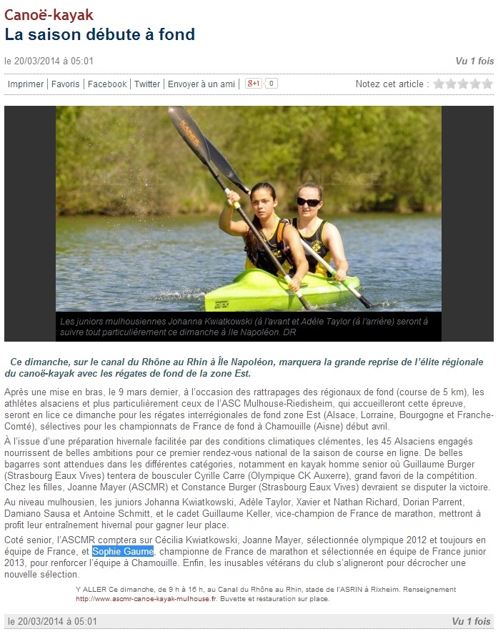 *Idée de sortie* Régate nationale de Fond Canoe-Kayak Firesh15