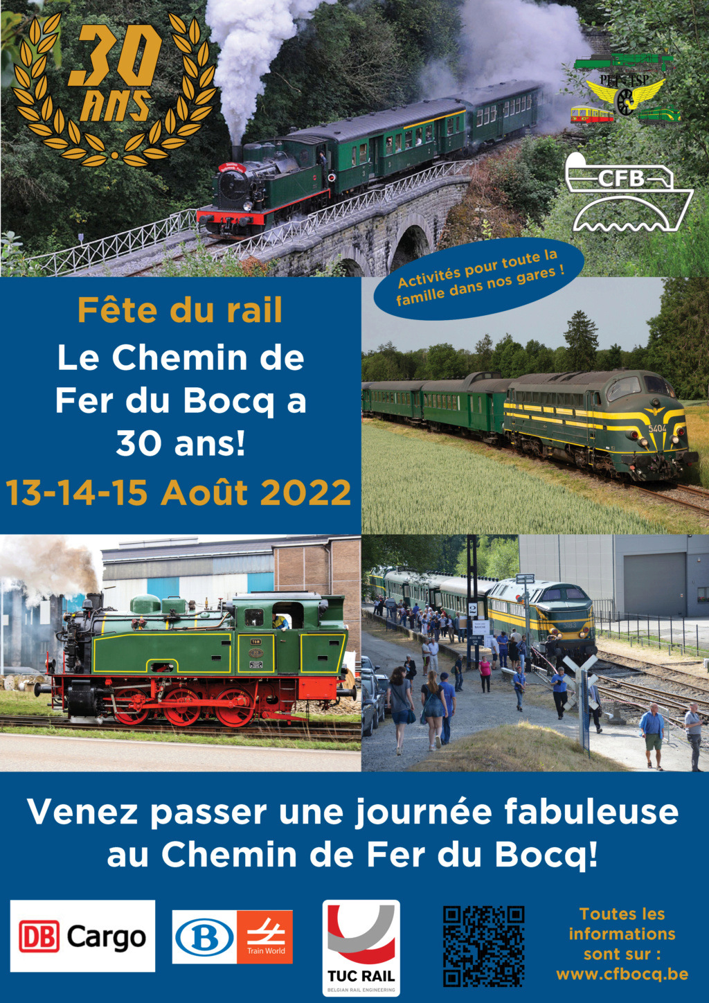 Fête du rail chemin de fer du Bocq (Belgique) 13-14-15/08 Affich20