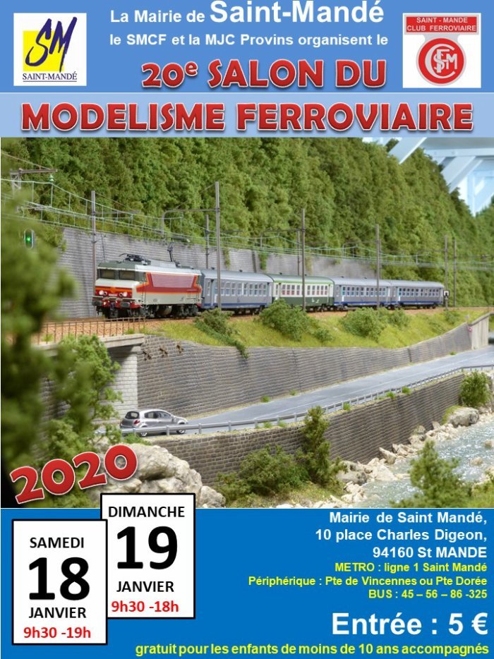 20ème salon du modélisme ferroviaire Du 18 & 19 janvier 2020 St_man10