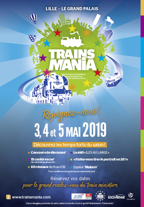 Trainmania Lille (59)  3-4 & 5 mai 2019 Trains10