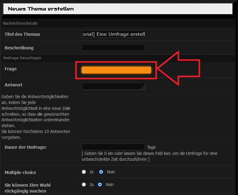 [Tutorial] Eine Umfrage erstellen Umfrag12