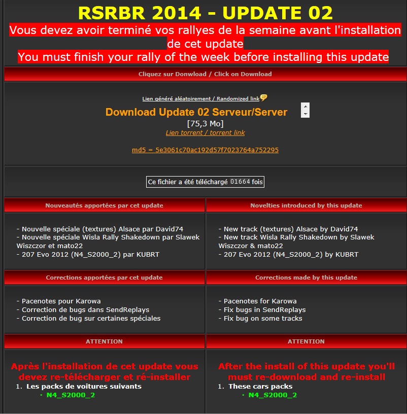 Updates nuevas de Richard Burns Rally 2014 de Rallyesim Sin_ta23