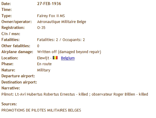 Robert Hubertus ; pilote du II GROUPE 3th Escadrille / special operations force Acc10