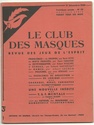 [Revue] Le club des masques / Librairie des Champs-Elysées Le_clu20