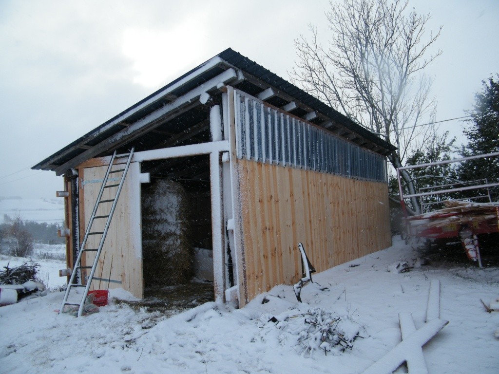 Fabrication d'une bergerie dans le Cantal Berger26