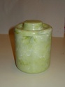 Lidded pot in green plastic - made in Germany Dscn9010