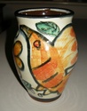 Vase with bird, DC mark, Ladygate Gallery label (not Daphne Carnegy) Dscn9213