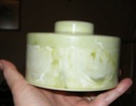 Lidded pot in green plastic - made in Germany Dscn9425