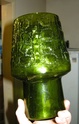 Green glass vase - possibly Stelvia Glass, Italy Dscn9652