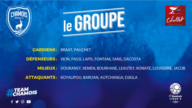[Ligue 2] J17 - Chamois Niortais Football Club 0 - 1 Athletic Club Ajaccien  03/12/2019 Screen52
