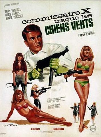 Le Commissaire X traque les chiens vert - Kiss Kiss Kill Kill - Gianfranco Parolini - 1965 En124710