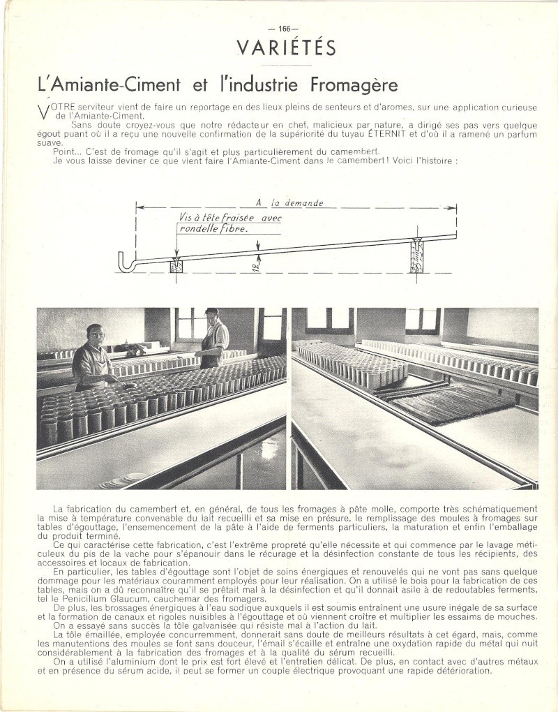 L'amiante ciment et l'industrie fromagère ! 07010