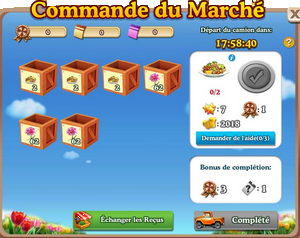 Commande du marché Sans_943