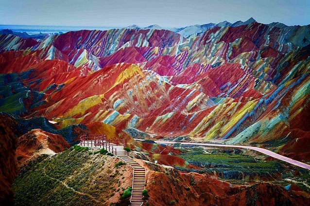 Le relief Danxia de Chine Colour10